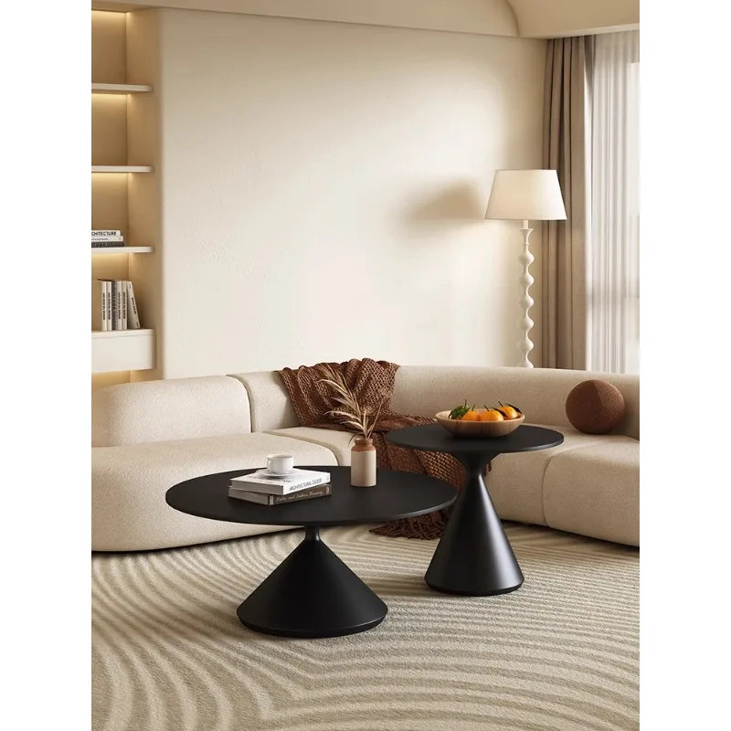 

Coffee table living room household small apartment black