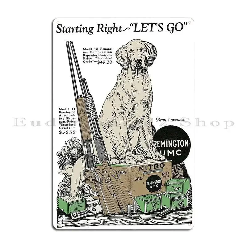 1928 Remington The Hunters Favored Ammo Metal Plaque Decoration Create Garage Decoration Cinema Garage Tin Sign Poster
