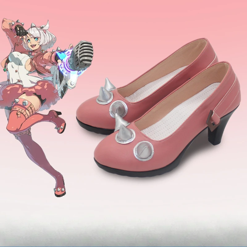 Anime Cosplay  Guilty Gear Elphelt Valentine Shoes Halloween Aksesori Dibuat Sesuai Pesanan