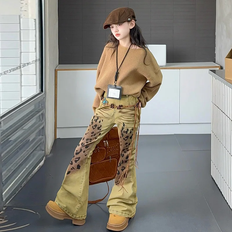 conjunto-de-otono-para-ninas-sueter-tejido-de-manga-larga-para-ninas-escolares-conjunto-de-2-uds-con-corte-de-bota-y-estampado-de-leopardo-para-ninas-jovenes