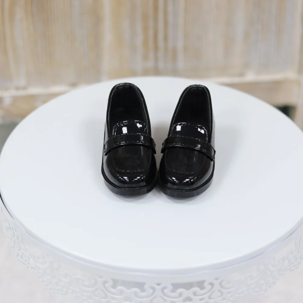 

BJD/ SD/ DD Doll Shoes 1/3 Single Slip-on Round Toe Gift Girls Black Brown Daily Casual Small Leather Shoes BJD Doll Accessories