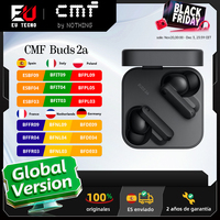 Global Version CMF Buds 2a Earphone 12.4mm Driver 42dB Active Noise Cancellation ANC 4HD Mics IP54 Bluetooth 5.4 Earbuds