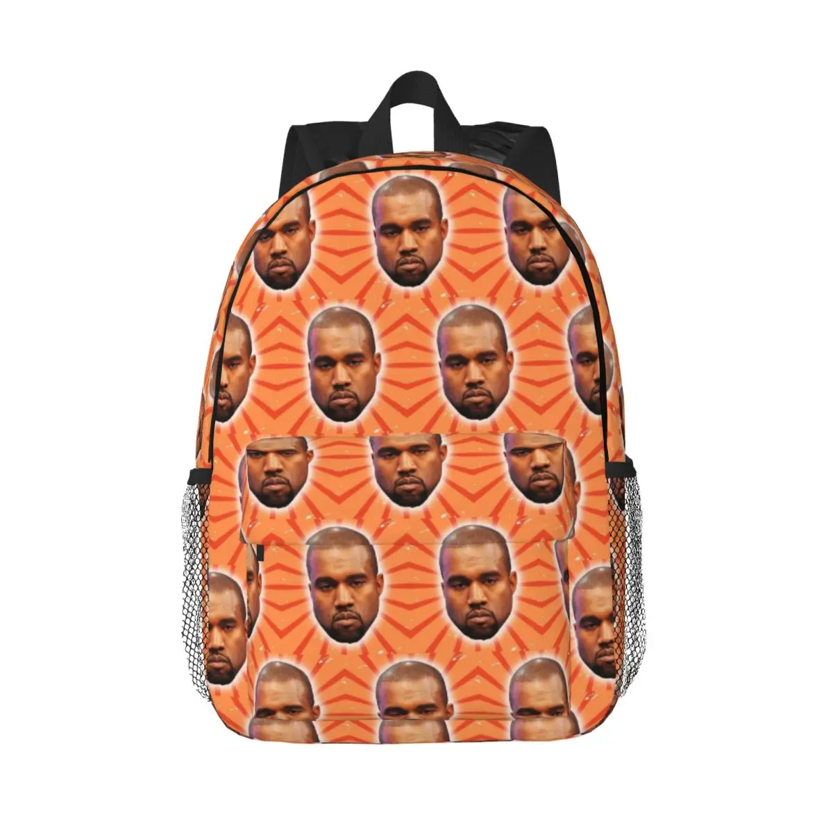 

Kanye West Meme Face Backpack Hot Sale Daypack Large Capacity Boys Girls BookBag Shoulder Bags for Men Women Kids School Bag