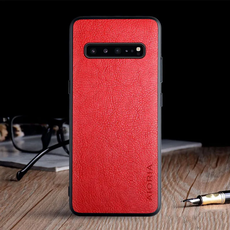 حافظة لهاتف سامسونج جالاكسي S10 Plus S10E 5G Lite funda حافظة جلدية فاخرة كلاسيكية لهاتف سامسونج s10 plus lite