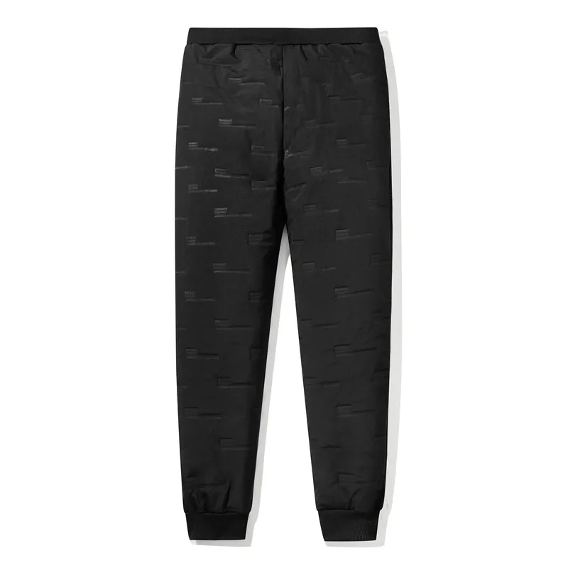 New Men'S Fashionable And Versatile Autumn Winter Warm Down Cotton Pants Middle-Aged And Elderly Casual Thick Sports Trousers