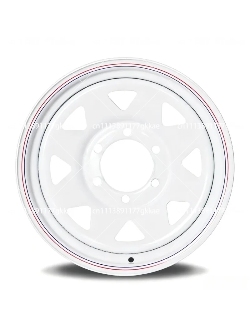 15-Inch 6J Trailer Steel Rim Wheel Hub, Trailer RV Modified Wheel Accessories