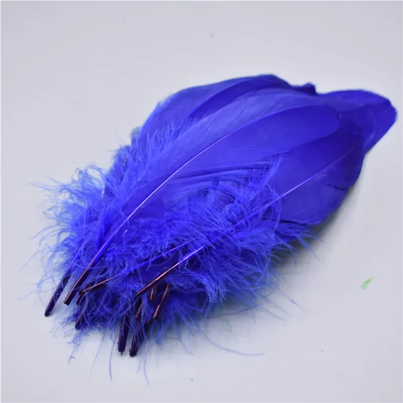 Gänsefedern für Bastelarbeiten 5-7 Zoll/12-18 cm Feder-Dekor Federn für Kleidung Bastelfedern Feder-Dekoration Plumas Karneval DIY – Detail 5