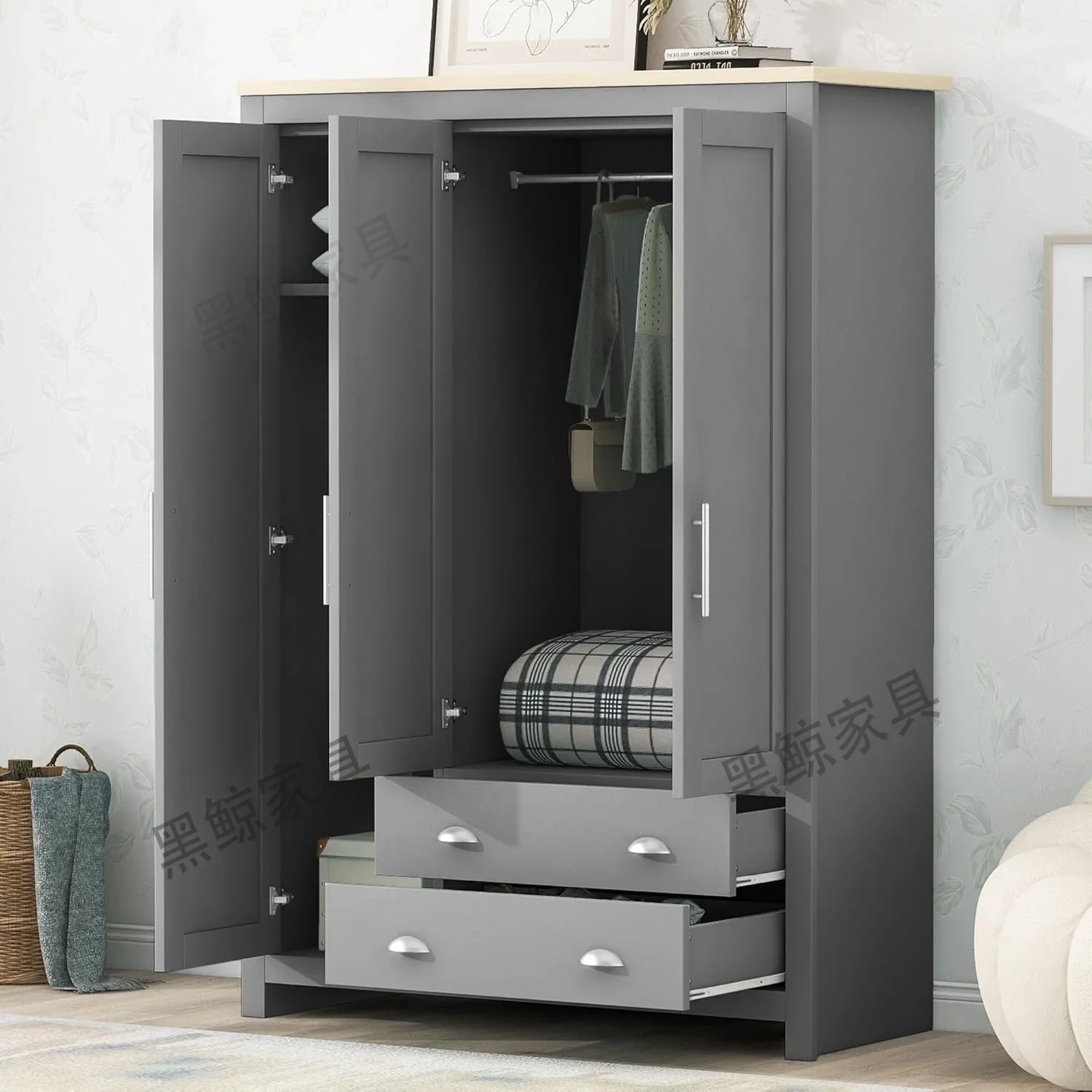 Wardrobe Bedroom Home Furniture Modern Simple Wardrobe