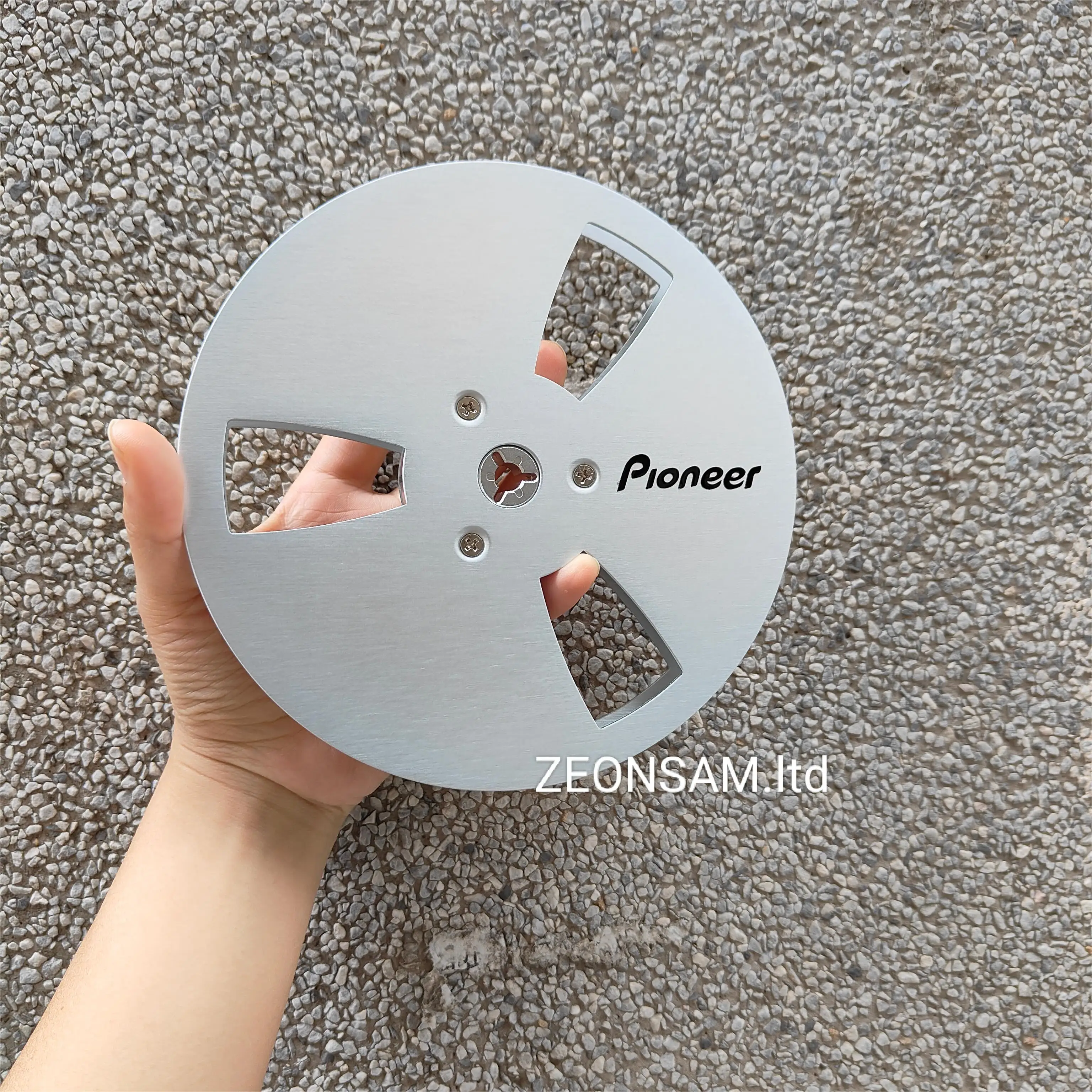 

1/4 7 Inch Empty Tape Reel Nab Hub Reel-To-Reel Recorders Accessory Empty Aluminum Disc Opening Machine Parts By Pioneer