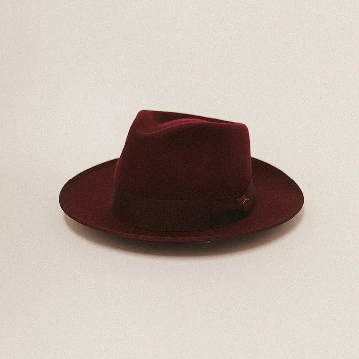 Popular Autumn and Winter New Short-Brimmed Felt Hats for Men and Women, Fashionable Woolen Jazz Hats, British Style Top Hats