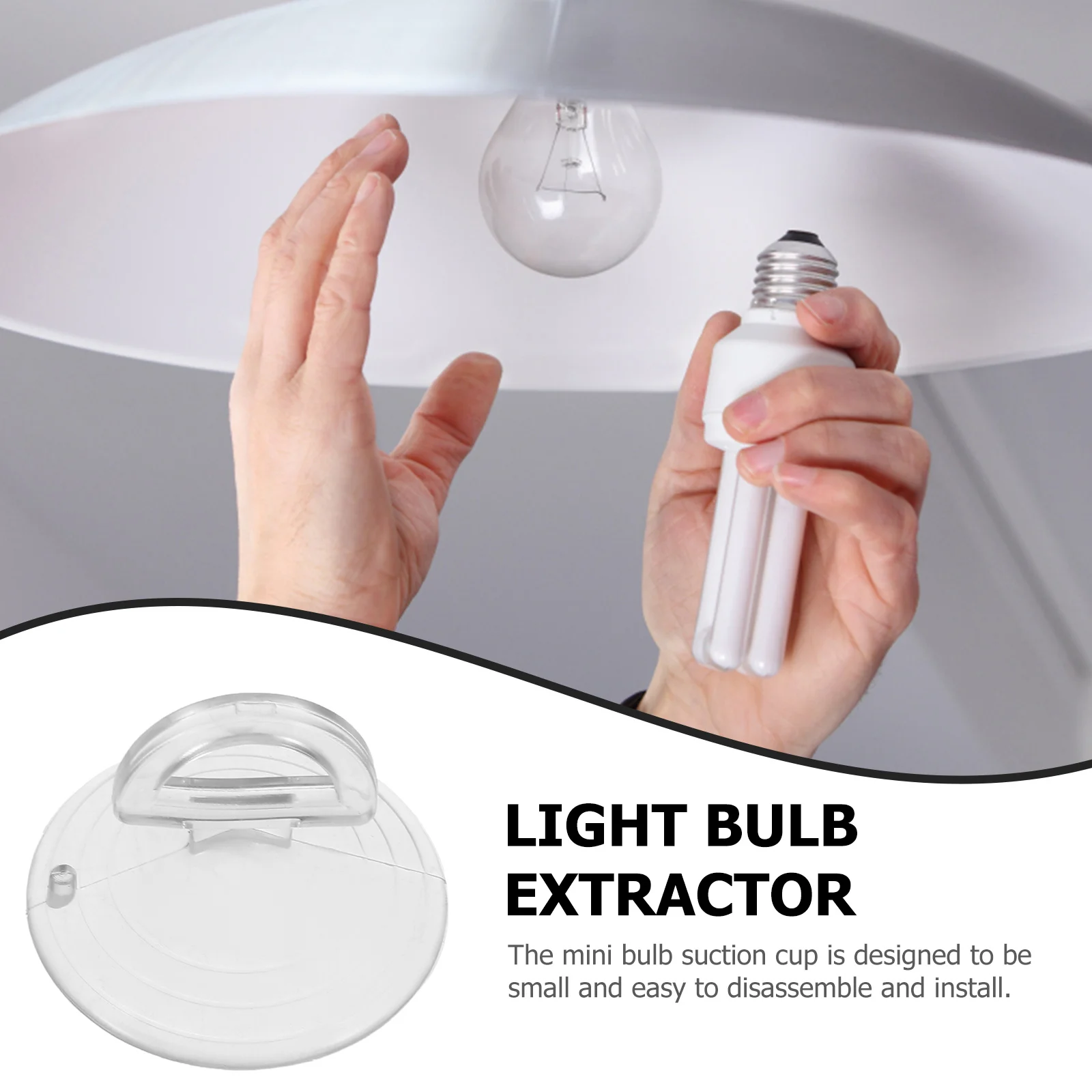 10pcs Silicone Mini Suction Cup Light Bulb Remover Tool For Led Lamp Replacement Recessed Lighting Repair Suction Cup Extractor