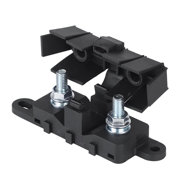 【HOT A69Z!】For MEGA ANL Automotive Fuse Holder Block For Marine Boat 40A-500A 70V Max Cover Bolt-On Blade Flat Type Fuse