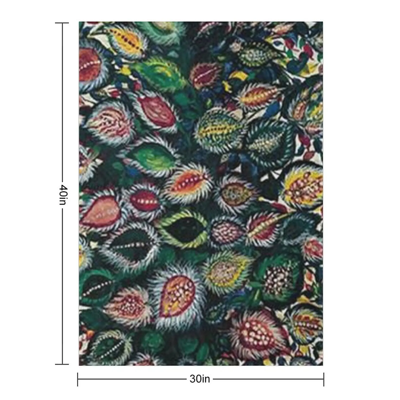 Feuilles - Seraphine Louis - Favourite Artists Collection Throw Blanket Warm Soft Beds anime Decorative Sofas Blankets