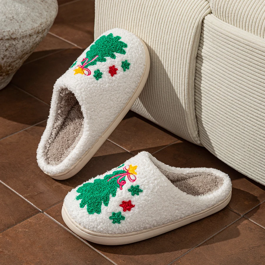 Pantuflas para mujer con diseñ - Embroidery Cotton reseña y precio