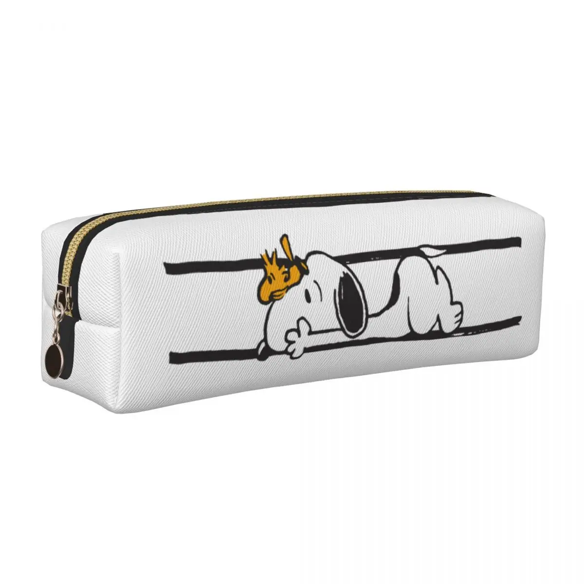 

Snoopy & Woodstock Smile Giggle Laugh Pencil Cases Pencilcases Pen Box for Girls Boys Large Storage Bags Office Gift Stationery