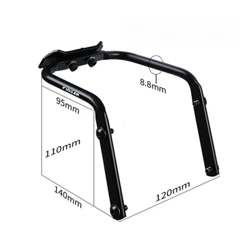 1PC Bicycle Tail Bag Stabilizer Kettle Holder Fixed Bracket Large Tail Bag Seat Bow Conversion Bracket Riding Equipment