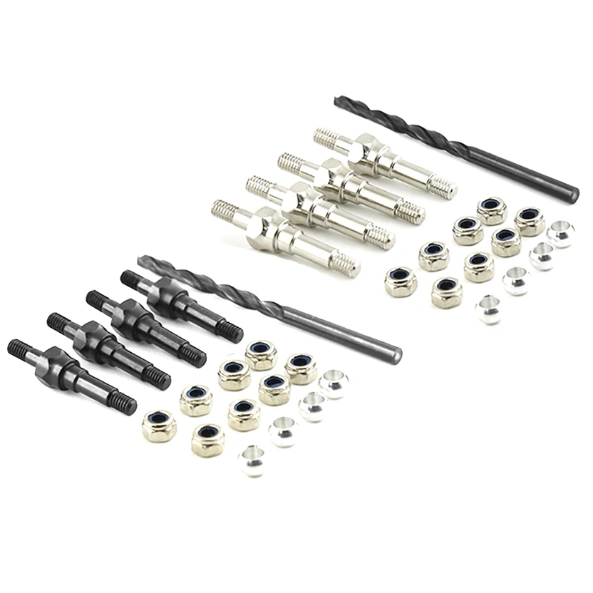 Передние и задние универсальные амортизирующие крепления из углеродистой стали для радиоуправляемого автомобиля ARRMA 1/8 KRATON 6S TYPHON OUTCAST 1/7 inr 1/10 4WD KRATON