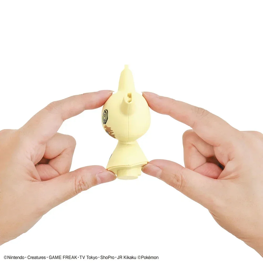 Anime Original Bandai Pokemon Figures Kit Quick Series Mimikyu 9.5Cm Manual Assembly Collectible Ornaments Figure Model Toys