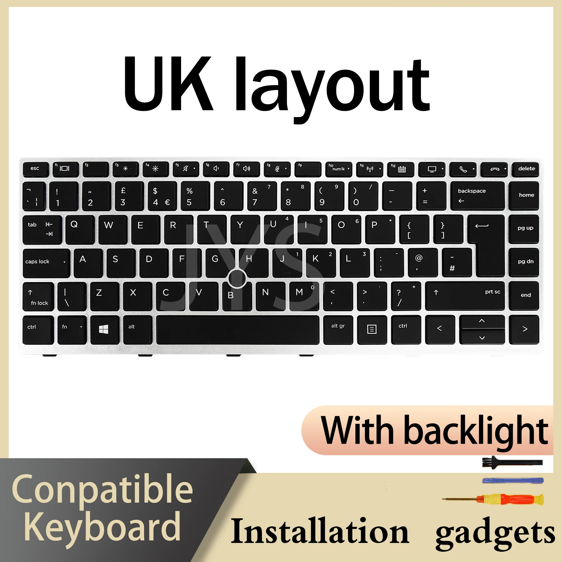 Slovenia Turkish UK US Nordic For HP EliteBook 840 G5/840 G6/846 G5/745 G5/645 G6/ZBook 14u G5 Backlit Keyboard