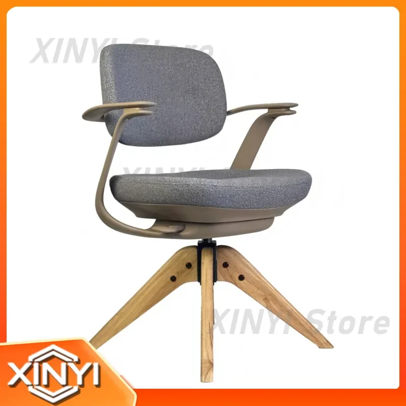 Elevating and Swivel Wooden Footstool for Ergonomic Office Chair for Home Office Desk Chair Accessories for Study Room Living