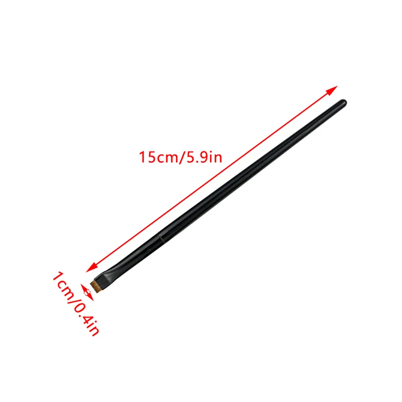 Brosse permanente à tête plate, 1 pièce, outil de lifting des cils, stratification, séparation, extension