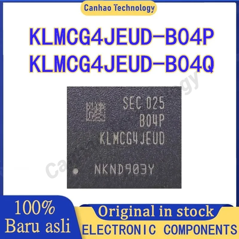 

KLMCG4JEUD-B04P KLMCG4JEUD-B04Q 100% качество eMMC BGA 64 ГБ чип памяти жесткого диска мобильного телефона Компьютерное хранилище