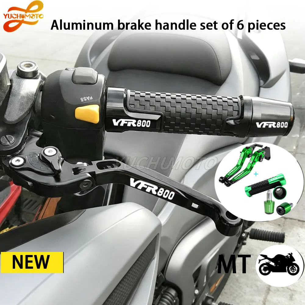 Motorcycle FOR HONDA VFR800 VTEC VFR 800  2002-2007 Brake Clutch Levers Foldable Adjustable Clutch Brake Levers Grips Kit