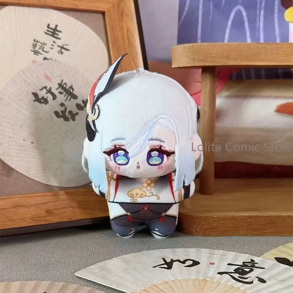 

10cm Genshin Impact Shenhe Plush Dango Cartoon Yoimiya Stuffed Body Pendant Cotton Game Plusie Fans Birthday Holiday Gift
