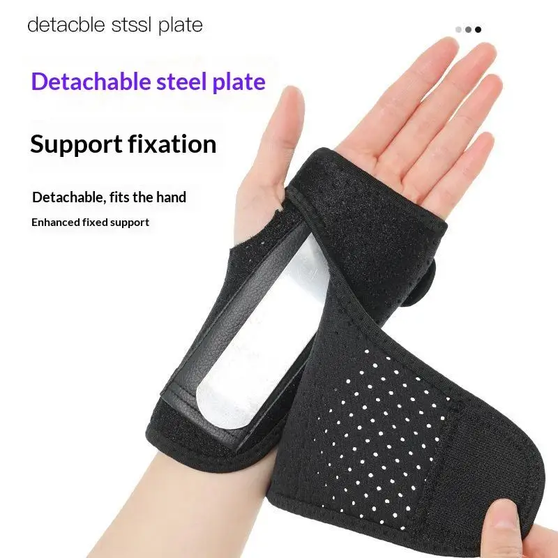 Carpal Tunnel Wrist Brace Night Support Splint Skin-Friendly Arm Stabilizer for Sensitive Skin Pain Relief