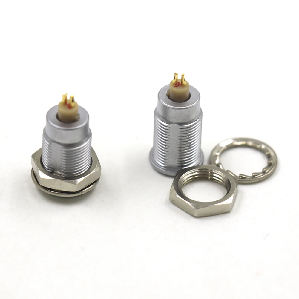 هالدين زوج واحد HD800 موصلات محول مخصص أنثى سماعة دبابيس التوصيل جاك ل HD800 HD800S HD820 سماعة كابل DIY بها بنفسك