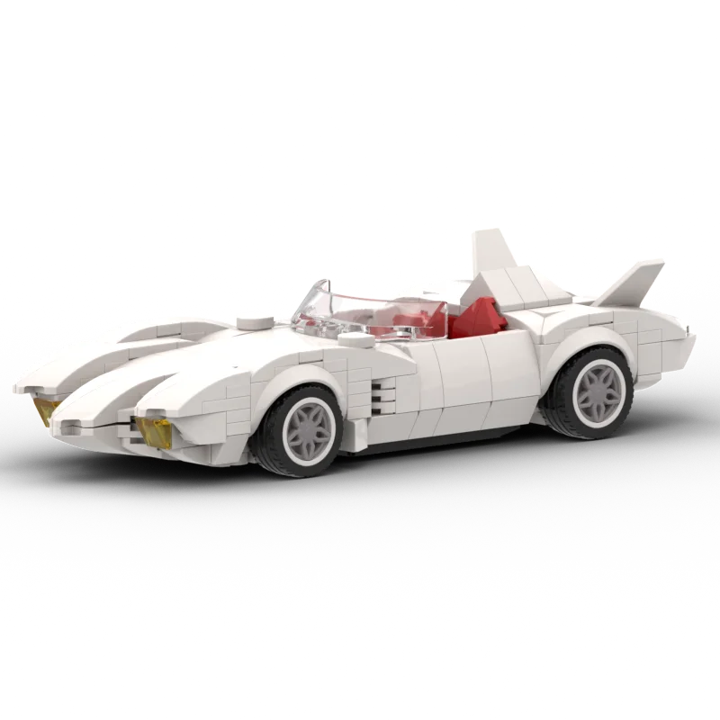 320 Stück Automodell Moc Speed Champion Mach 5 Kreatives Puzzle Baustein Geschenk für Kinder