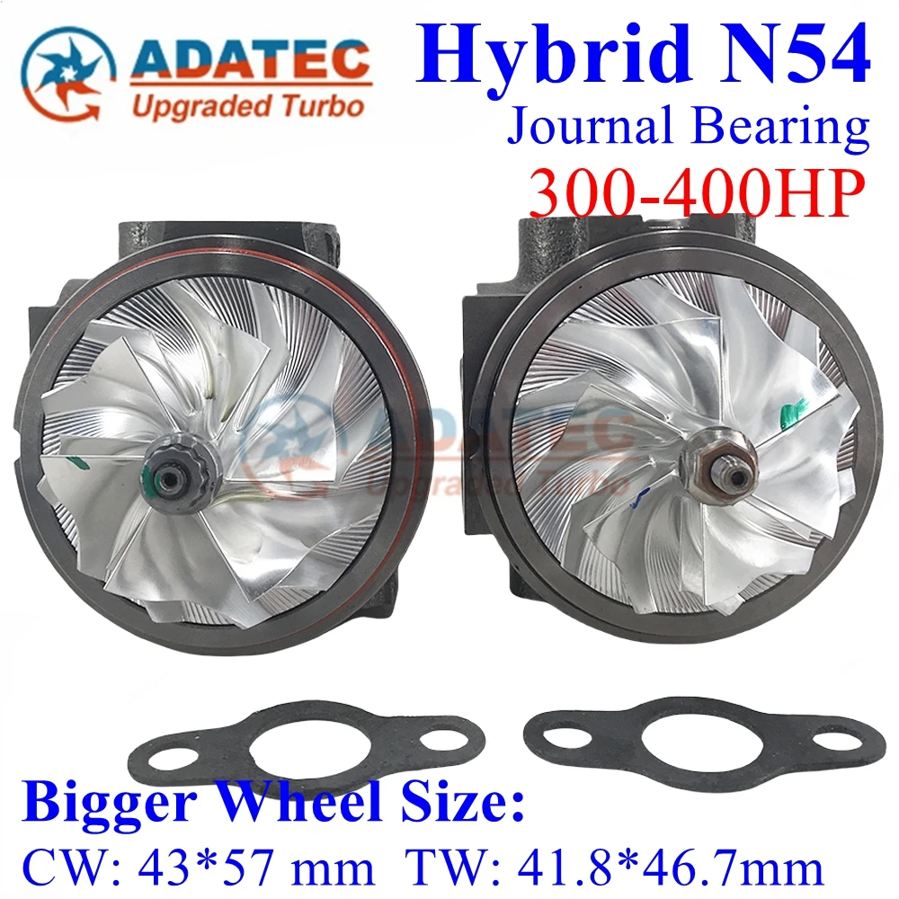 

Turbo Cartridge Hybrid N54 Pair 400HP 49131-07030 49131-07040 11657593020 Turbine CHRA FOR BMW X6 2007/06-2010/03 E71, E72 xDri