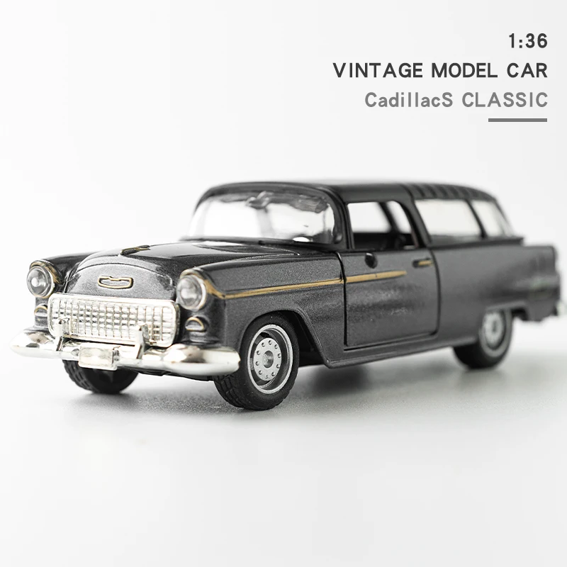 โมเดลรถ CadillacS วินเทจ ทำจากโลหะผสม 1:36 แบบดึงหลัง รถจำลองขนาดเล็ก สำหรับสะสม ของขวัญสำหรับเด็ก