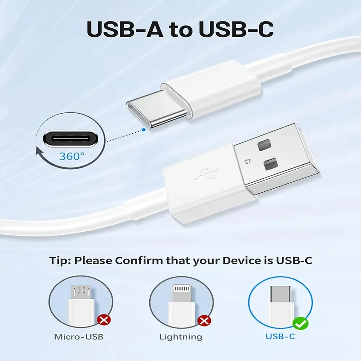 2PCS 1M 2M 6A Fast Charging Cable Mobile Usb To Type-C Data Cable Durable High Performance Mobile Device Charging Accessories