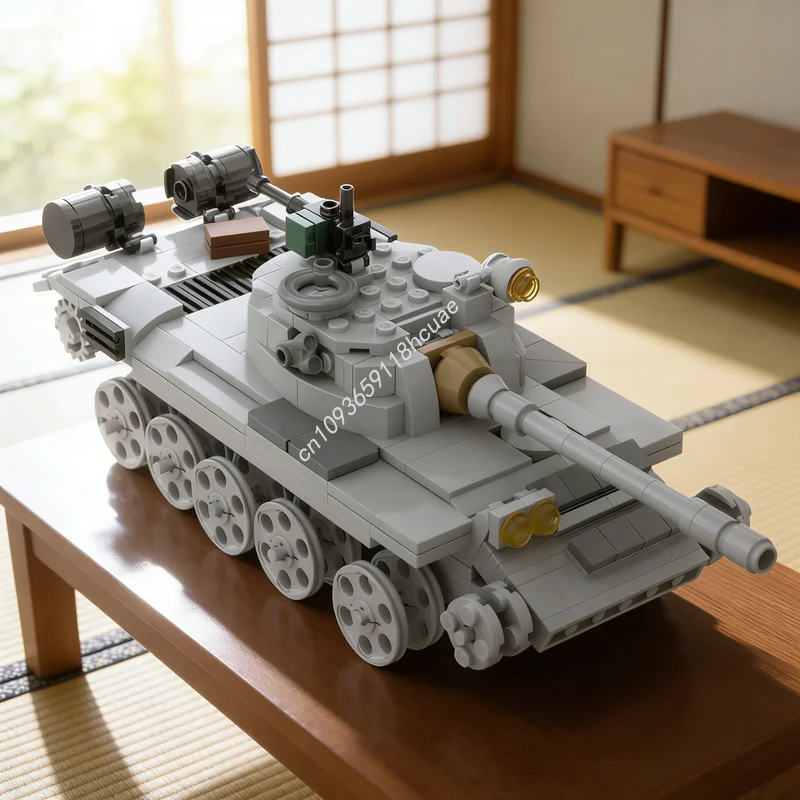 

363 детали MOC: Конструктор «Танк» — развивающая игрушка, архитектурная модель, подарок на Рождество, сборка своими руками, креативная идея, обучающий конструктор для детей