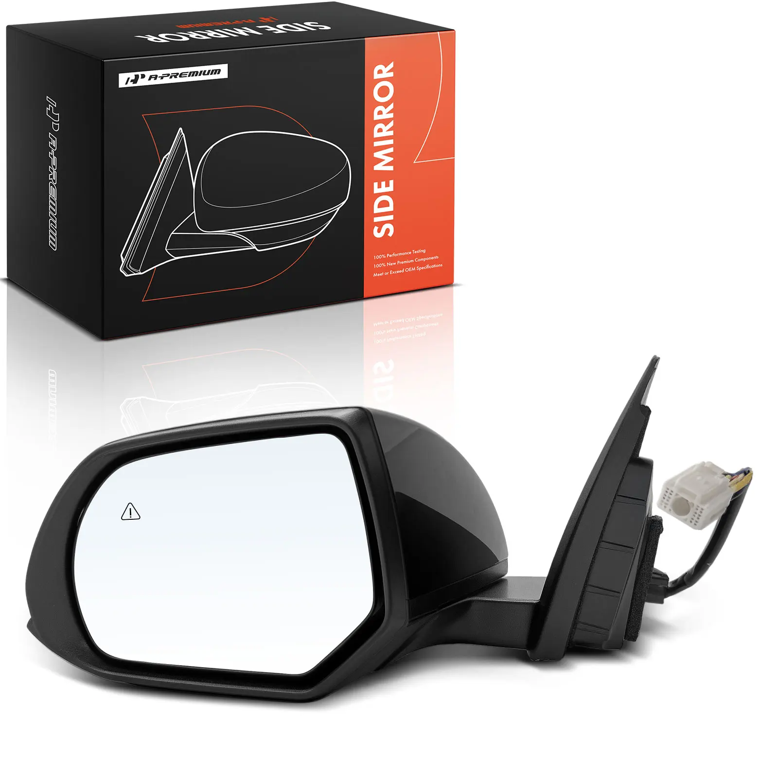 A-Premium Driver Side Power Door Mirror for Hyundai Ioniq 5 2022-2024 Manual Folding Blind Spot Detection Turn Signal Light