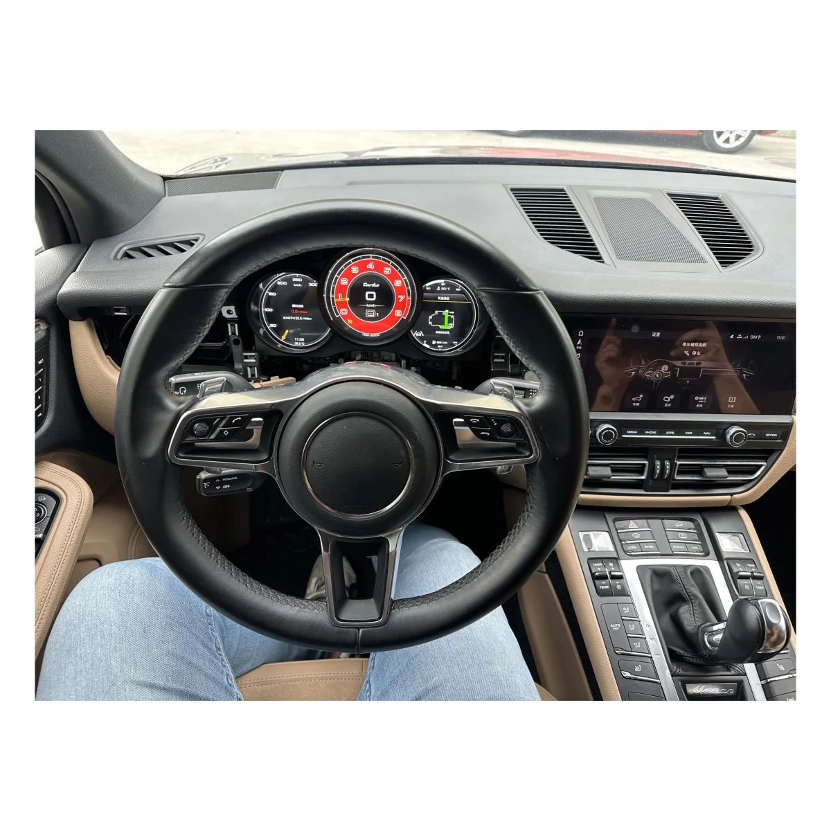 12.3 Inch Car Digital Dashboard Speedometer Display For Porsche 3.4+4+3.4