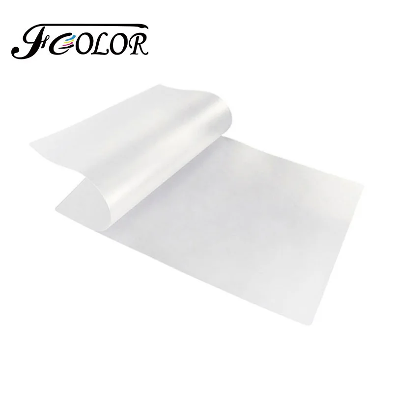 FCOLOR 100 Sheets A3+ DTF PET Film for Epson XP600 DX5 DX6 1390 4720 L800 L805 L8050 L1800 DTF Printer Heat Transfer Film