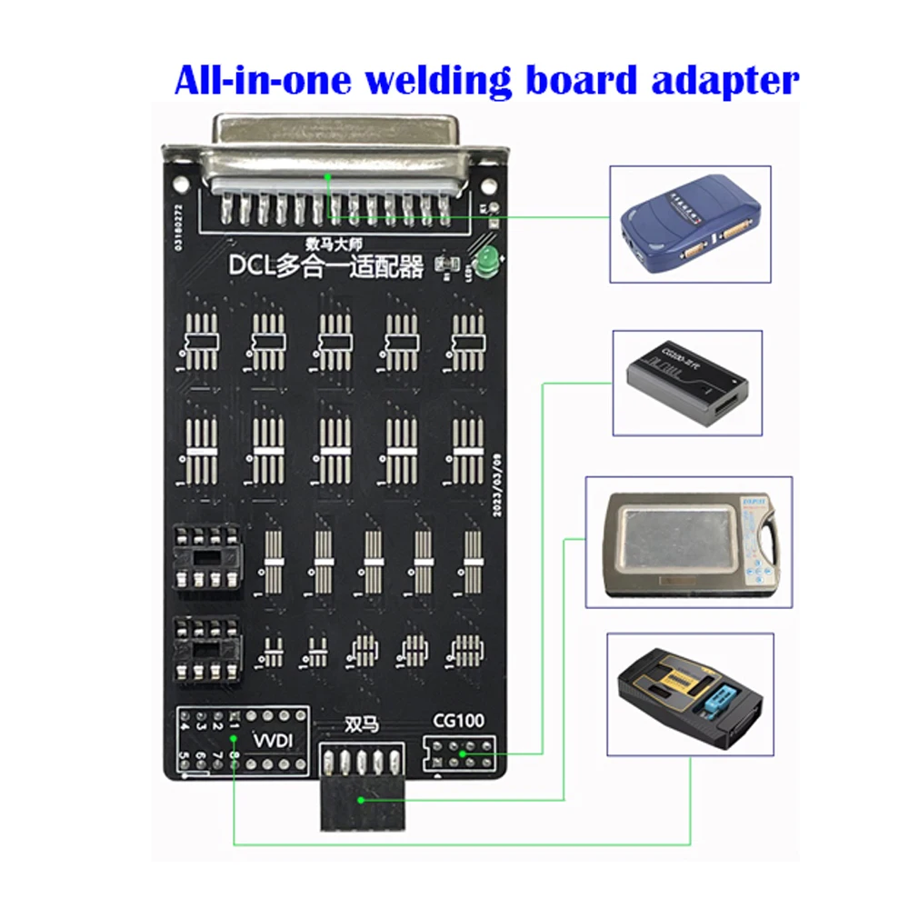 CG100X CG100 Programmer Adapter Chip Welding Board Digital Master Dataprog Welding Wire Car Meter Adjustment Air-bag Repair Tool