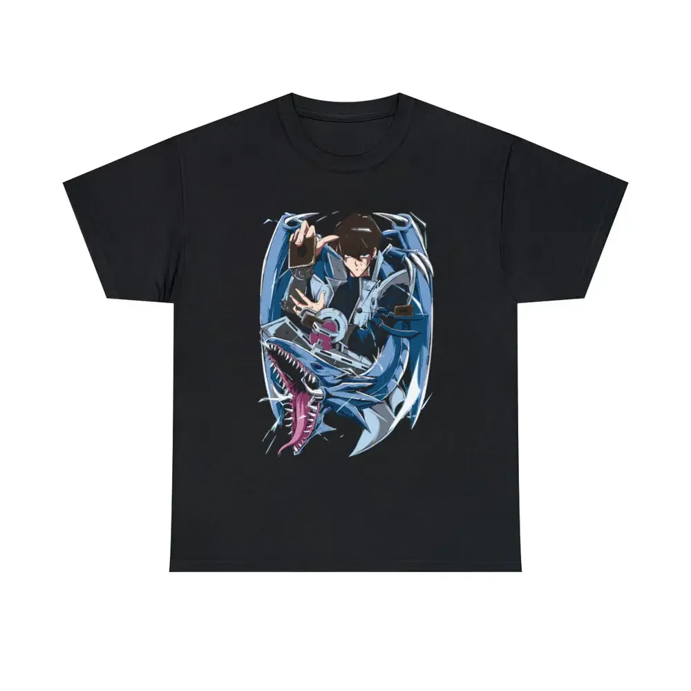 Seto Kaiba Shirt Blue Eyes White Dragon Anime Tshirt YuGiOh T-Shirt Yu Gi Oh Tee