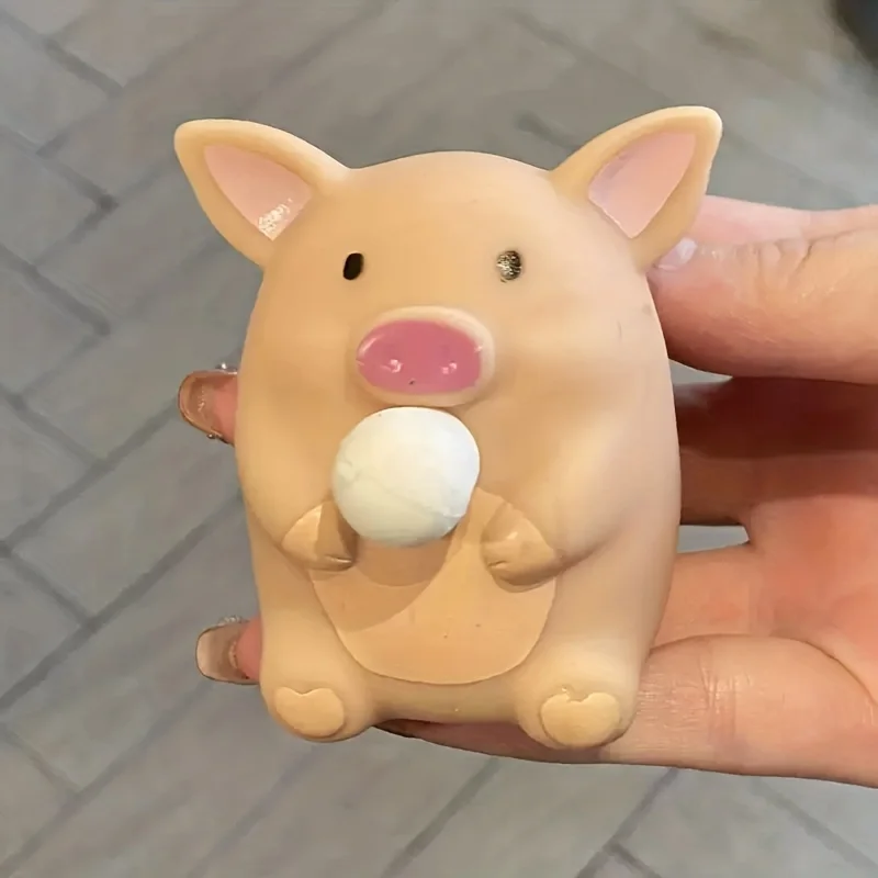 Juguetes antiestrés para niños y adultos, juguetes de cerdo con burbujas de pellizco, juguete para apretar, divertido juguete sensorial de ventilación, juguete para aliviar el estrés