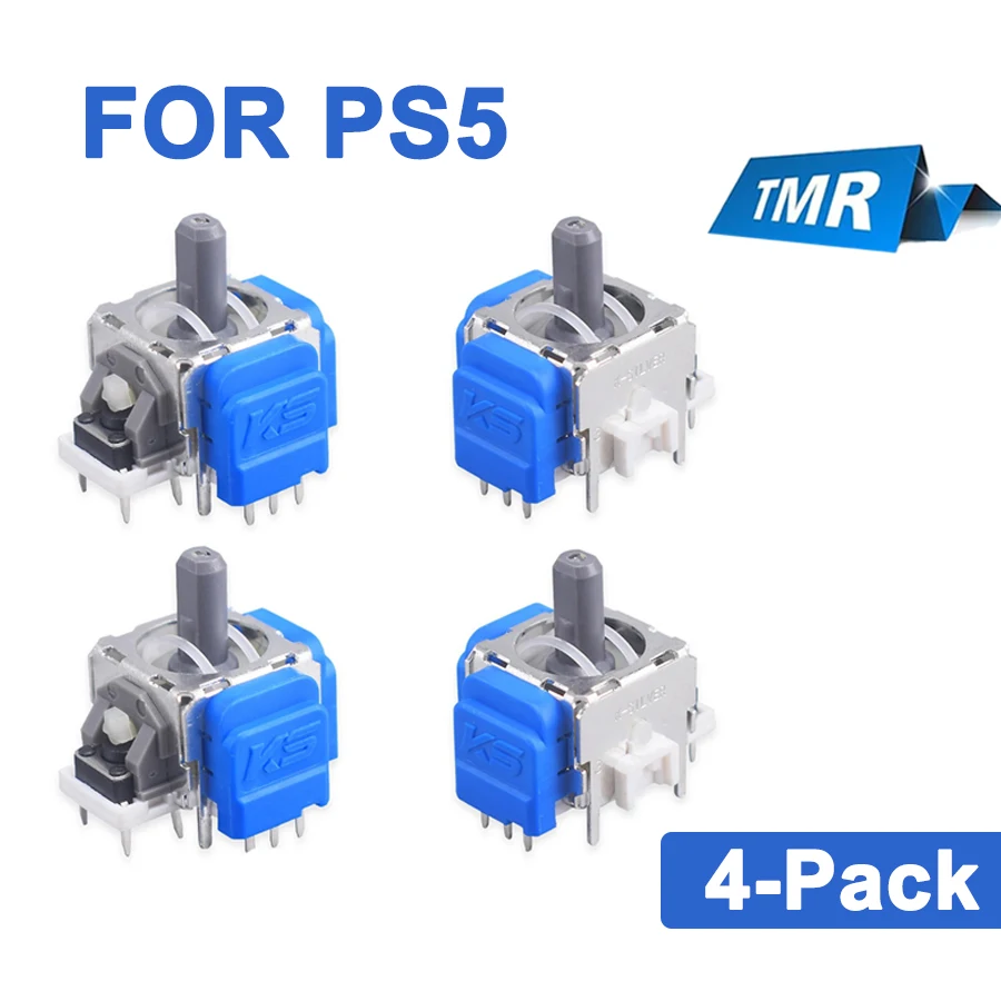 TMR Elektromagnetischer Joystick für PS5-Controller, Thumbstick No-Drift, Upgrade-Ersatzset, Gamepad, 3D-Analogsensor-Zubehör