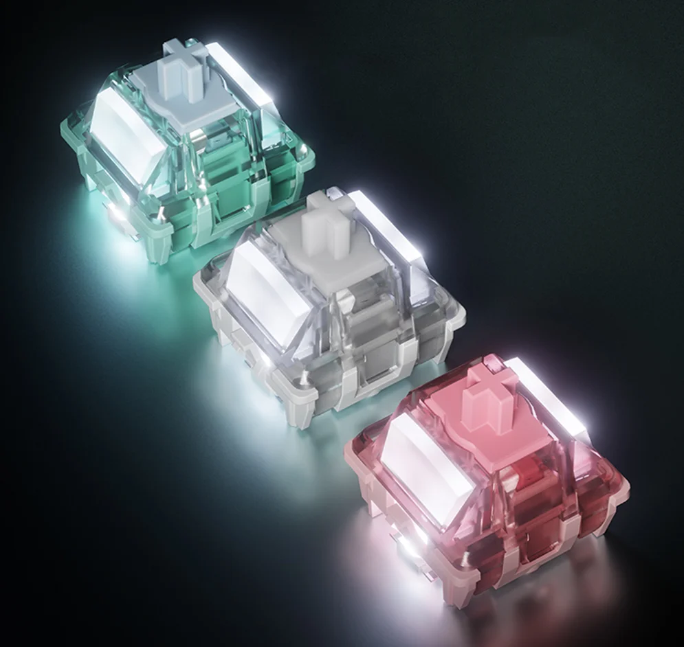 Gateron Magnetic Jade Pro Switch Dual SMD RGB Linear for Magnetic Mechanical Keyboard Pre Lubed Long Spring 700Gs 50g 36g