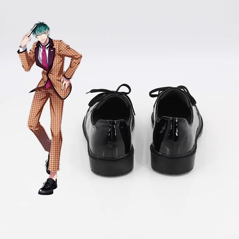 Hypnosis Microphone Sasara Ssr Cosplay Costume Shoes Handmade Faux Leather Silvery Boots Shoes