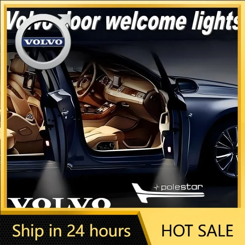 

Накладки на руль (2 шт.) и проекторы света в двери автомобиля (приветственный свет) для VOLVO XC90 XC60 XC40 V90 S90 V40 V60 S60 S80. Автоаксессуары RDES