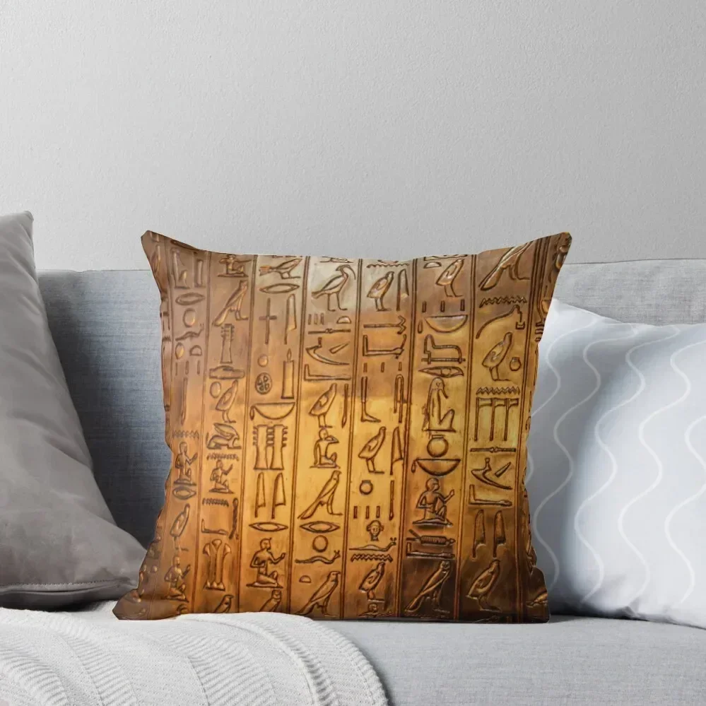 

Egyptian hieroglyphs Throw Pillow Pillowcases For Pillows Sofa Covers For Living Room pillow