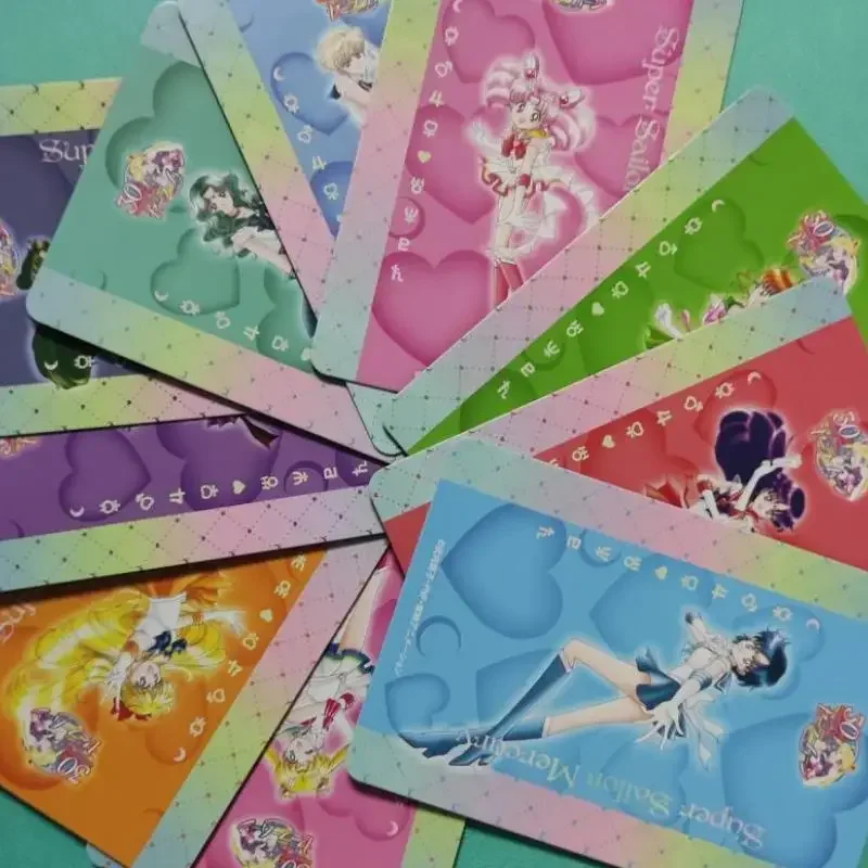 10Pcs/set Sailor Moon Tenoh Haruka Sailor Venus Self Made Anime Game Characters Classic Series Color Flash Collection Card Gift