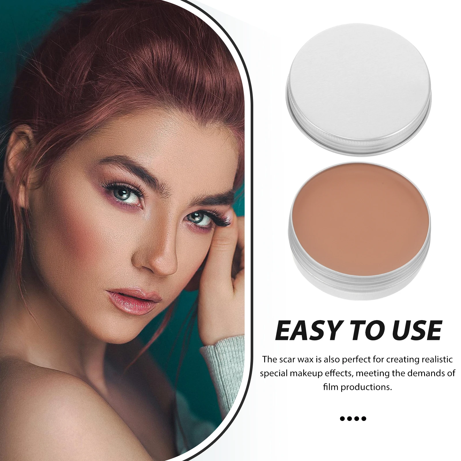 1 صندوق فيلم المؤثرات الخاصة الجلد لإخفاء الندبات الأنف الكنتوري هالوين ماكياج ندبة الشمع عدة صب الشمع الندوب وهمية