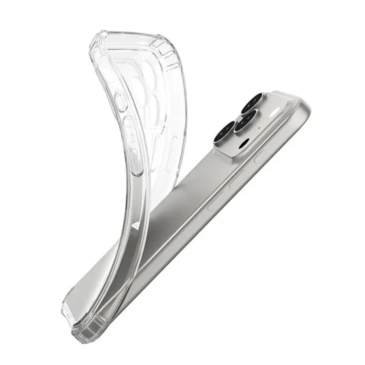 Shockproof Case for iPhone 18 Pro Max 18Pro Transparent Soft TPU Phone Cover Anti-knock Bumper for iPhone 17 Pro Max Clear Shell