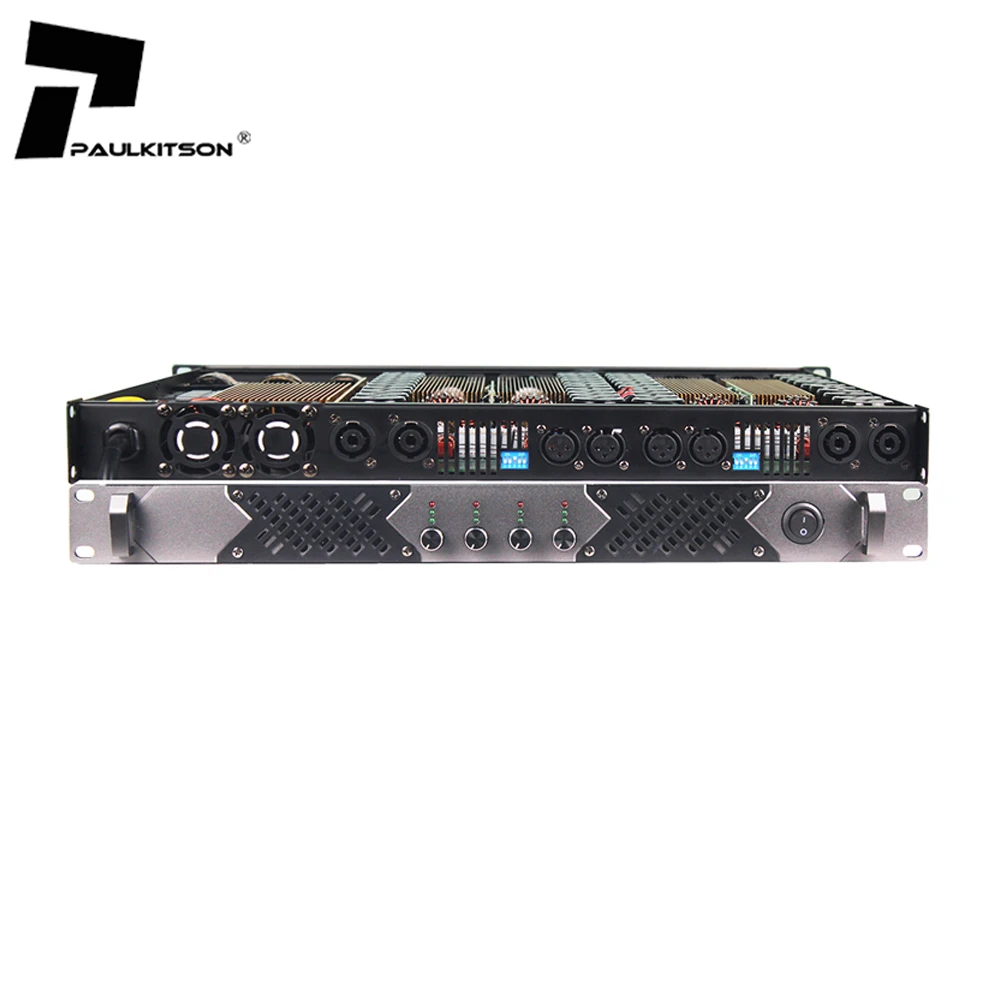 XT4000 Professional Class D Digital Power Amplifier 4000 Watts Metal Shell for Stage Use